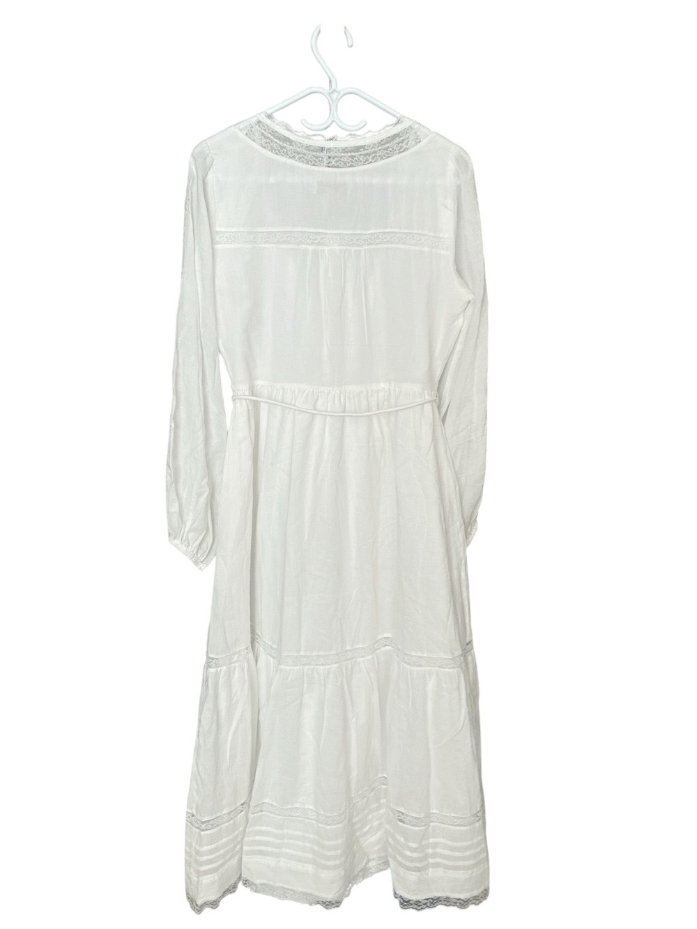 Caroline Constas White Button-Front Maxi Dress with Square Neck - Picture 8 of 8